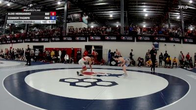 65 kg Champ. Round 2 - Aldo Hernandez, Boone RTC vs Connor Thorpe, Panther Wrestling Club RTC
