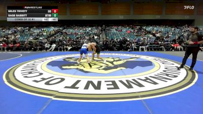 132 lbs Consi Of 32 #1 - Miles Trivett, Stansbury vs Sage Babbitt, Mountain View ID