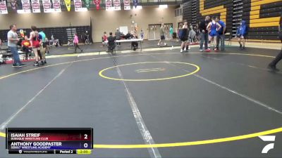 110 lbs Round 5 - Isaiah Streif, Dubuque Wrestling Club vs Anthony Goodpaster, Sebolt Wrestling Academy