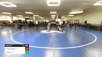 111 lbs Consi Of 4 - Brody Hennessey, Coventry Renegades vs Jordan Baez, Smittys Barn