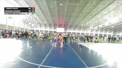 74 lbs Champ. Round 1 - Desmond Sowers, Evanston Elite Wrestling vs Simote Valeti, Champions Wrestling Club