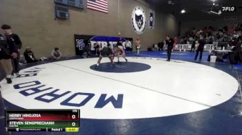 175 lbs Cons. Round 5 - Steven Sengprechanh, Exeter vs Herby Hinojosa, South High