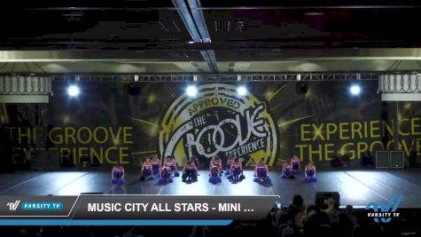 Music City All Stars - Mini Gold Pom [2022 Mini - Pom - Large] 2022 One Up Nashville Grand Nationals DI/DII
