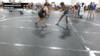 165 lbs Cons. Round 3 - Wisdom Uche, Slate Wrestling Academy vs Sebastian Santana-Almodovar, Central Florida Wrestling