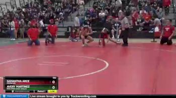 150 lbs Champ. Round 1 - Samantha Arce, Mater Dei vs Avery Martinez, Redlands East Valley