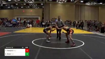 Match - Teegan Vasquez, Kalispell Wrestling Club vs Keenan Bejar, Piedra Vista