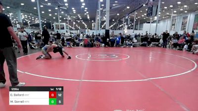 128 lbs Semifinal - Gabe Ballard, Grit Mat Club vs Mike Gorrell, MPR