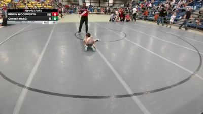 50 lbs Champ. Round 2 - Carter Haag, Nebraska Elite vs Riggin Woodworth, Dickinson Wrestling Club