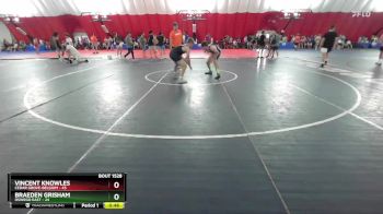 142-142 B Round 2 - Braeden Grisham, Oswego East vs Vincent Knowles, Cedar Grove-Belgium