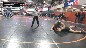 A - 285 lbs Cons. Round 3 - Aidan Emerson, Corvallis vs Tommy Lewis, Havre