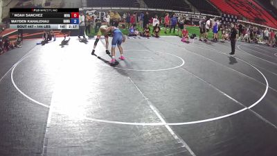 144 lbs Cons. Sub-semis - Noah Sanchez, Nevada vs Mayden Kahalehau, Hawaii