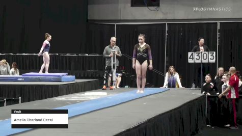 Amelia Charland Decal Gymnastics - Vault - 2022 Elevate the Stage Huntsville presented by SportsMED & Crestwood