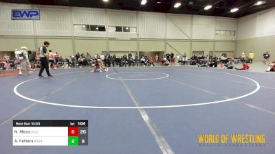 105 lbs Rr Rnd 1 - Noah Aiden Meza, Northern Colorado 14U vs Aizak Makoa Fetters, Aggression Legionaries 14u