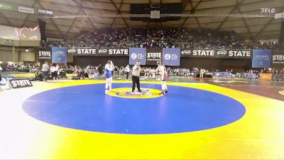 Girls 1B/2B/1A 235 Champ. Round 2 - Aubrey Newberry, Kiona Benton (Girls) vs Maya Yaksic, Omak (Girls)