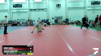 138 lbs Round 7 (8 Team) - Boedie Kirkland, Carolina Brawlers vs Andy Davis, Combat Athletics Red