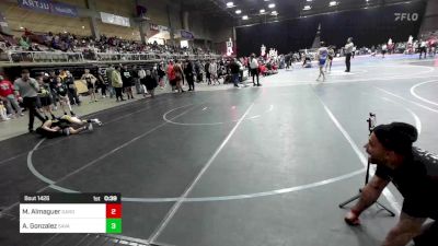 77 lbs Rr Rnd 3 - Maddox Almaguer, Garden City WC vs Aj Gonzalez, Savage House WC