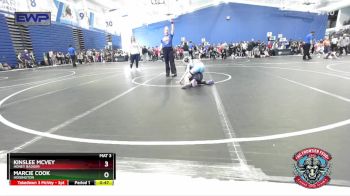 70 lbs Round 2 - Kinslee McVey, Honey Badger vs Marcie Cook, Hoisington