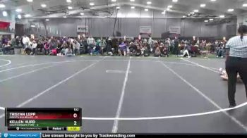 132 lbs Round 1 (4 Team) - Tristan Lepp, Dakota Hillbillies vs Kellen Hurd, South Dakota Fury