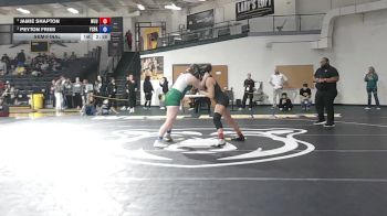 207 lbs Semifinal - Jamie Shapton, West Liberty vs Peyton Fries, York