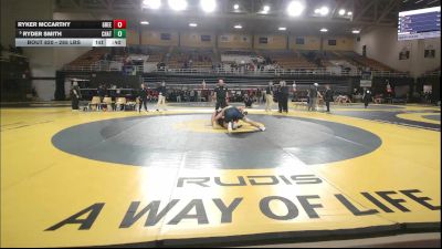285 lbs Consi Of 8 #2 - Ryker McCarthy, Greenwich Country Day School vs Ryder Smith, Chattanooga Christian School