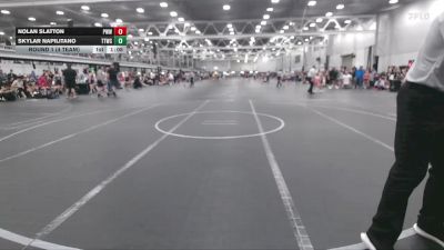 98 lbs Round 1 (4 Team) - Nolan Slatton, Prime Wrestling White vs Skylar Napilitano, Team Tugman WC