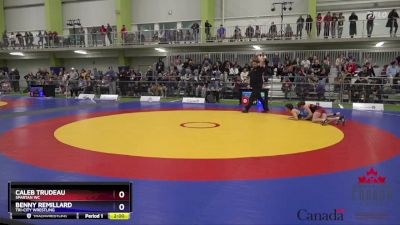 48kg Quarterfinal - Caleb Trudeau, Spartan WC vs Benny Remillard, Tri-City Wrestling