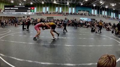 190 lbs Round 5 (6 Team) - Brady Williams, Florida Young Guns vs Zayd Raihan, Cowboy WC