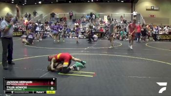 65 lbs Round 3 (6 Team) - Jackson Hermann, East Kansas Eagles vs Tyler Nowicki, Indiana Outlaws