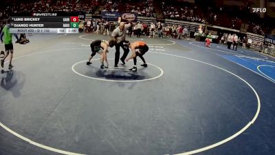 D 1 132 lbs Cons. Round 3 - Luke Brickey, Catholic - B.R. vs Django Hunter, Baton Rouge