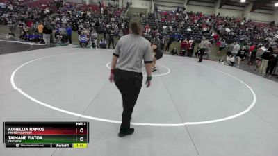 170 lbs Semifinal - Aurellia Ramos, Maple Mountain vs Taimane Fiatoa, Timpview