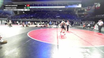 113 lbs 5th Place Match - Declan Leonard, Del Oro vs Kenneth Xiong, El Capitan