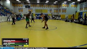 220 Gold 1st Place Match - Jhoel Robinson, Fleming Island vs Jonathan Fraga, Southwest Miami