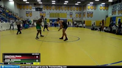 220 Gold 1st Place Match - Jhoel Robinson, Fleming Island vs Jonathan Fraga, Southwest Miami