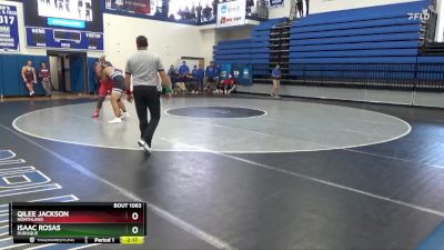 197 lbs Quarterfinal - Qilee Jackson, Northland vs Isaac Rosas, Dubuque