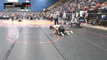 3 - 144 lbs Cons. Round 1 - Nicholas Saunders, Wilson Memorial vs Jeffrey Bell, Northside