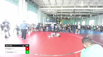 101 lbs Semifinal - Bella Reyes, Scotsmen WC vs Yaneli Castelan, Roughneck Wrestling