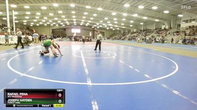 6-215 lbs 3rd Place Match - Joseph Hayden, Forest Park vs Rafael Pena, W.T. Woodson