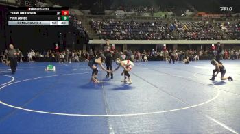 100 lbs Cons. Round 2 - Levi Jacobson, Jack Pine Savage vs Finn Jones, Moyer Elite