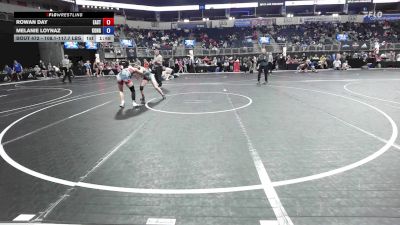 108.1-117.7 lbs Consi Of 8 #1 - Rowan Day, East Kansas Eagles. vs Melanie Loynaz, KongKrete