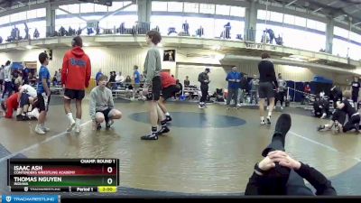 120 lbs Champ. Round 1 - Isaac Ash, Contenders Wrestling Academy vs Thomas Nguyen, Indiana