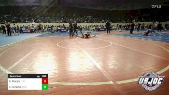 84 lbs Semifinal - Bostik Marple, Tuttle Elite Wrestling Club vs Camden Runnels, Threestyle