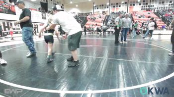 62-67 lbs Rr Rnd 3 - Jolene Chuculate, HURRICANE WRESTLING ACADEMY vs Layla Waldeck, Salina Wrestling Club