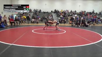 126 lbs Cons. Round 1 - Madox Schmitz, Clear Creek-Amana vs Kinnick Griffiths, Cardinal Community