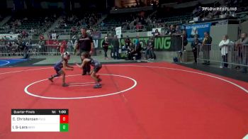 50 lbs Quarterfinal - Cadence Christensen, Team Tulsa vs Iliyah Sailas-Lara, Skyview Youth