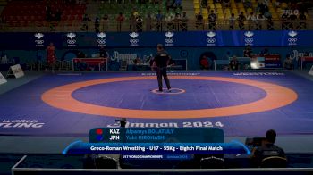 55 kg 1/8 Final - Alpamys Bolatuly, Kazakhstan vs Yuki Hirohashi, Japan