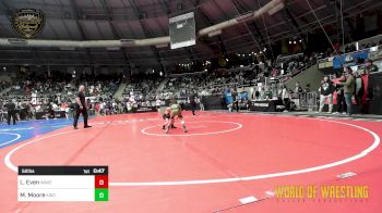 52 lbs Consolation - Lowden Even, Waverly Area Wrestling Club vs Madden Moore, Keystone Wrestling Club