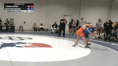 55 kg Champ. Rd Of 32 - Caden Correll, Burg Training Center vs Davis Shaposhnick, California