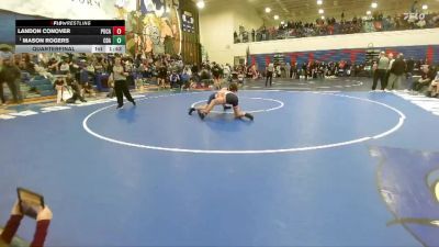 138 lbs Quarterfinal - Mason Rogers, Coeur D Alene vs Landon Conover, Pocatello