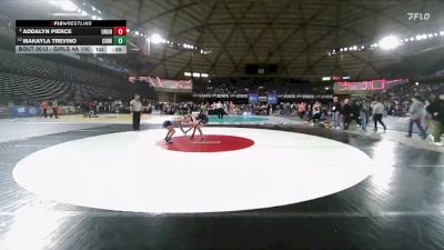 Girls 4A 100 lbs Cons. Round 4 - Makayla Trevino, Chiawana (Girls) vs Addalyn Pierce, Union (Girls)