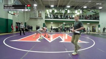 132 lbs Cons. Round 3 - Kellen Duffy, Christian Brothers Academy vs Tigh Coyle, Malvern Prep
